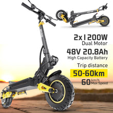 Load image into Gallery viewer, iENYRID ES1 2400W Dual Motor Off Road E-Scooter