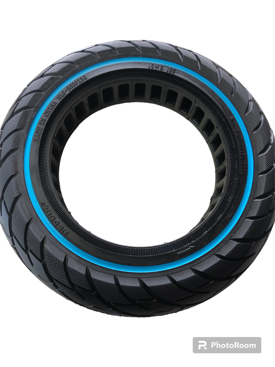 Pure Electric upgraded solid tire 10 x 2.125 Man Firth Electric