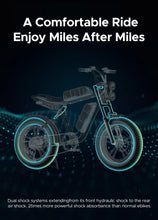 Cargar imagen en el visor de la galería, Engwe M20 fat tire electric bike single battery
