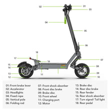 Charger l&#39;image dans la galerie, VIPCOO VS3 Touch Screen Electric Scooter
