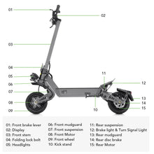 Load image into Gallery viewer, VIPCOO VS9 3600W Dual Motor Electric Scooter
