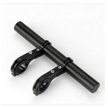 Load image into Gallery viewer, Black bike handle bar extender
