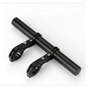 Black bike handle bar extender