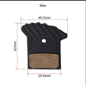 Hydraulic disk brake pads size