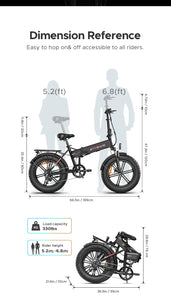 Engwe EP-2 PRO: FAT WHEEL Electric E- Bike | 750W | UK Supplier